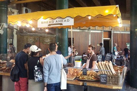Borough Market Bread Ahead stall
